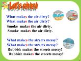 牛津译林版6Aunit6Keep our city clean第二课时PPT课件