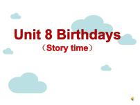 小学英语Unit 8 Brithdays多媒体教学课件ppt