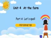 人教PEP四下英语Unit 4 第3课时Part A Let's spell 课件+音视频