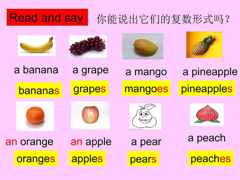 牛津译林版4A Unit2 Let 's make a fruit salad 第二课时PPT课件第8页