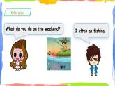 人教新起點(diǎn)四年級英語上Unit 2 -3On the weekend 第三課時(shí) 課件