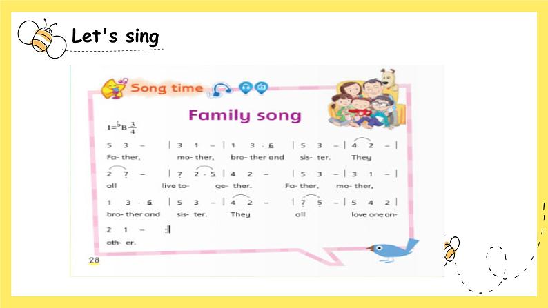 Unit4 My family Letter time& Song time (课件) 译林版 (三起）英语三年级上册第3页