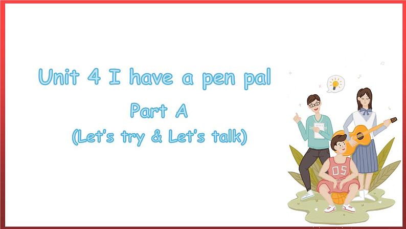 Unit4 partA Let 's try & Let 's talk（课件）人教PEP版英语六年级上册第1页