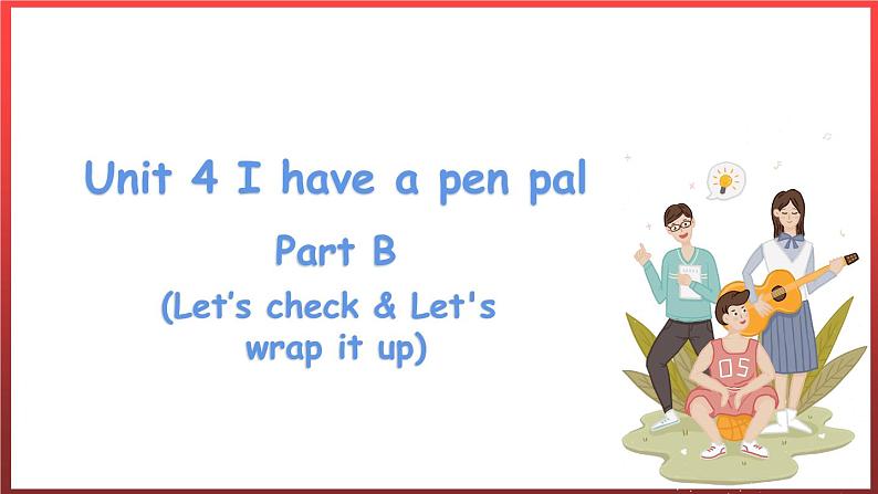 Unit4 partB Let's check & Let's wrap it up（课件）人教PEP版英语六年级上册01