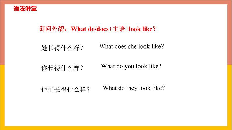 Unit 1 What does she look like 复习课件07