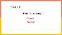 湘少版五年级上册Unit 11 I'm sorry.课前预习ppt课件