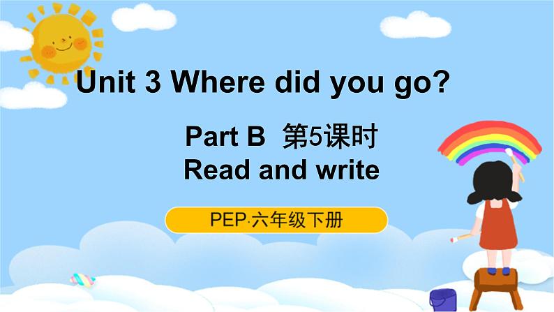 人教PEP六下英语Unit3 Part B Read and write 第5课时 课件+音视频01