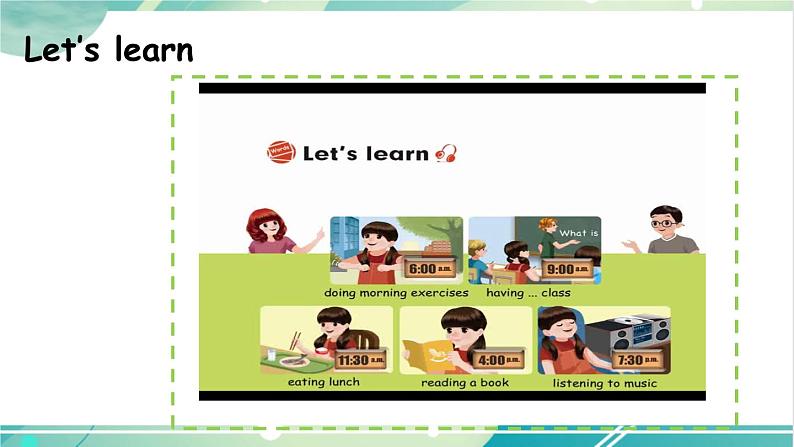 人教PEP五下英语Unit 1Part A Let's learn&Look and say 课件+音视频07