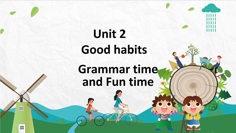 Unit 2 Grammar time&Fun time第1页