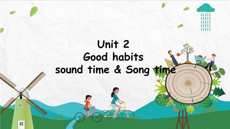 译林版英语六年级下册  Unit 2 Sound time&Song time  PPT课件+教案01