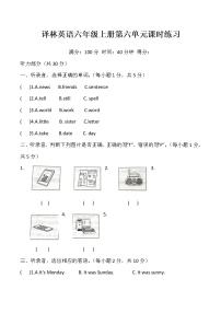 新版-牛津译林版六年级上册Unit 4 Then and now测试题