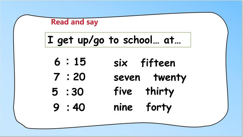 Unit 3 My day 第一课时 课件第5页