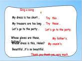 牛津譯林版英語四年級(jí)下冊(cè) Unit 6 Whose dress is this課件 第三課時(shí)（課件+教案+練習(xí)）