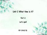 小学英语人教版 (PEP)四年级下册——Unit 2 Part A 第三课时【PPT+音视频素材】