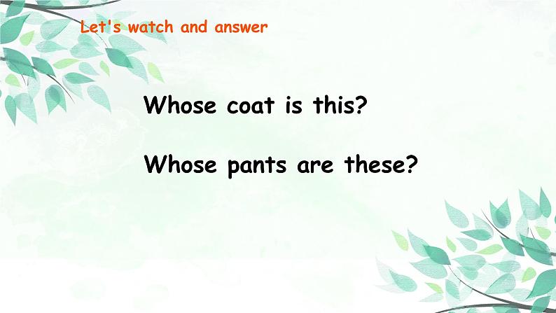 四下Unit 5 B 第一课时第4页