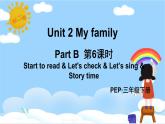 人教PEP三下英语 Unit 2 Part B Start to read 第6课时 课件