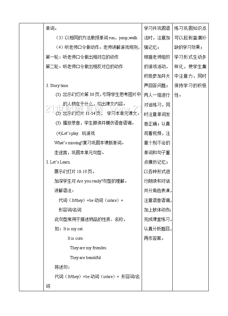 译林版英语一年级下册 Unit 6 Are you ready 第1课时（课件+教案+习题）02