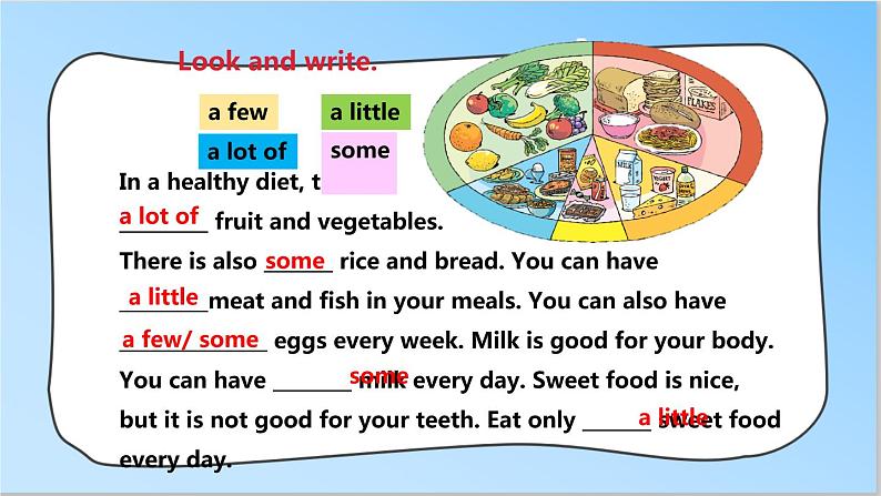 Unit 3 A healthy diet（第三课时） 课件第6页