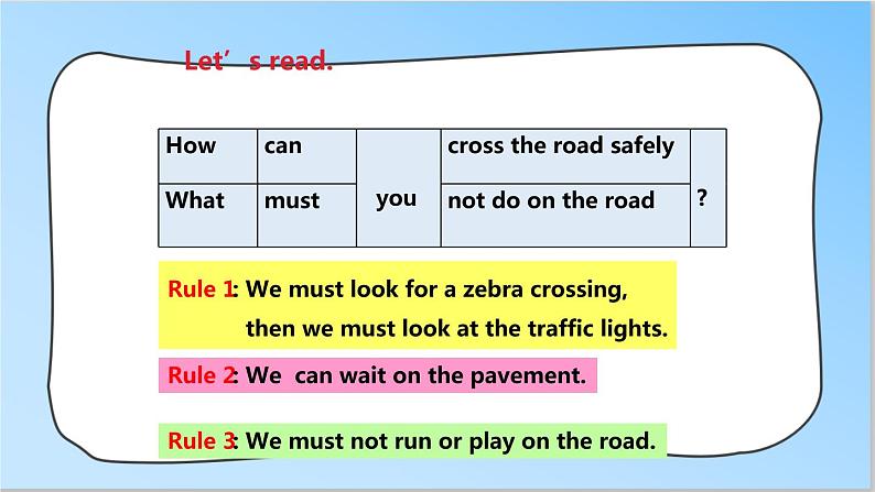 译林版英语六年级下册 Unit 4 Road safety 第二课时（课件+教案+练习）06