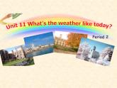 Let's talk课件ppt  Unit 11 What’s the weather like today