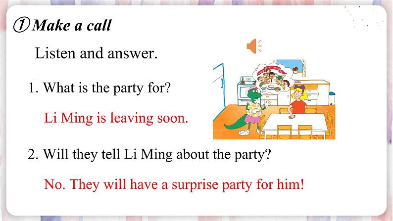 冀教版英语六下 Lesson 21 A Party for Li Ming PPT课件+教案04