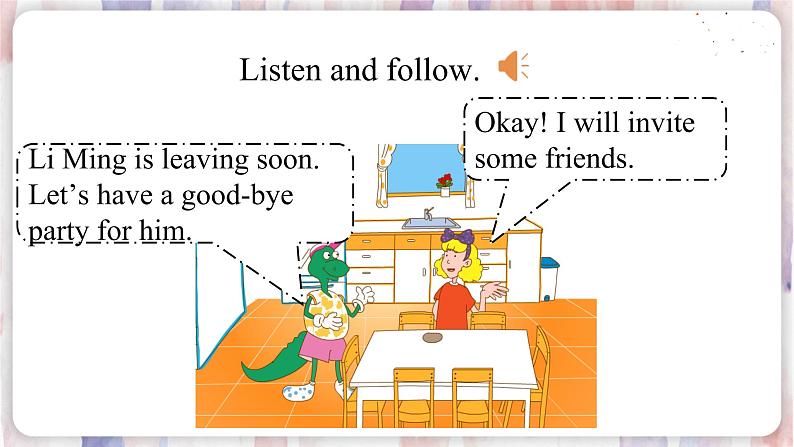 冀教版英语六下 Lesson 21 A Party for Li Ming PPT课件+教案05