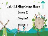 冀教版英语六下 Lesson 22 Surprise! PPT课件+教案