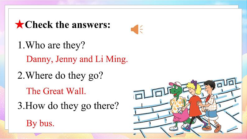 冀教版英语5下 Lesson 12 A Visit to the Great Wall PPT课件+教案07