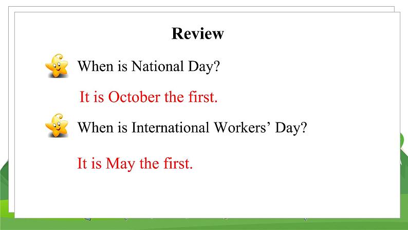 冀教版英语4下 Unit 2 Lesson 10 Rain and Sun PPT课件+教案03