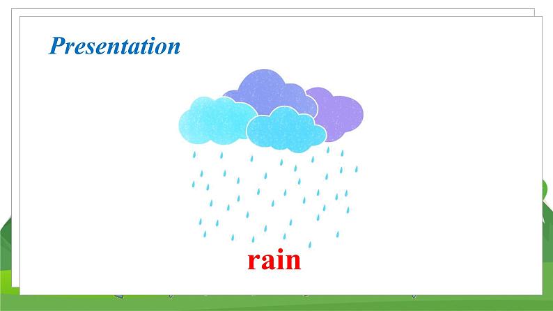冀教版英语4下 Unit 2 Lesson 10 Rain and Sun PPT课件+教案08
