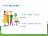 冀教版英語4下 Unit 4 Lesson 19 My Favourite Colours PPT課件+教案