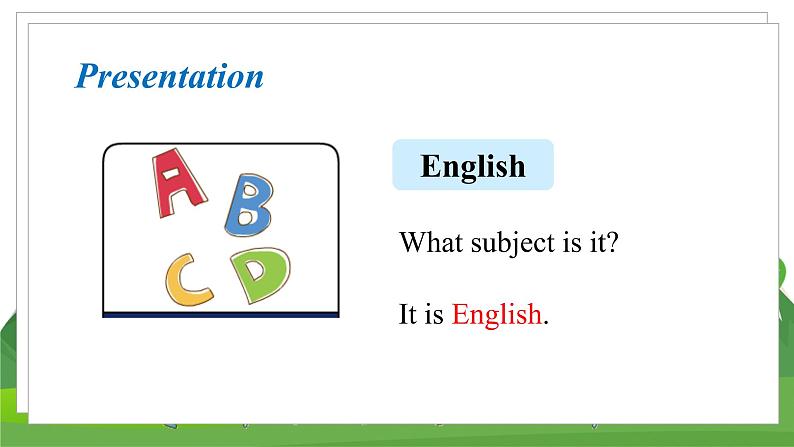 冀教版英语4下 Unit 4 Lesson 22 My Favourite Subject PPT课件+教案06