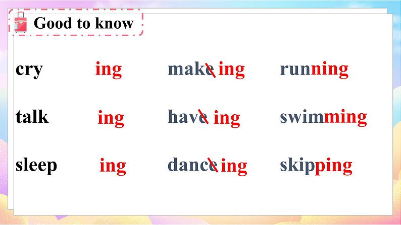 冀教版英语5下 Lesson 5 What Are They Doing？ PPT课件+教案04