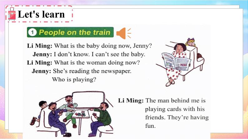 冀教版英语5下 Lesson 5 What Are They Doing？ PPT课件+教案08