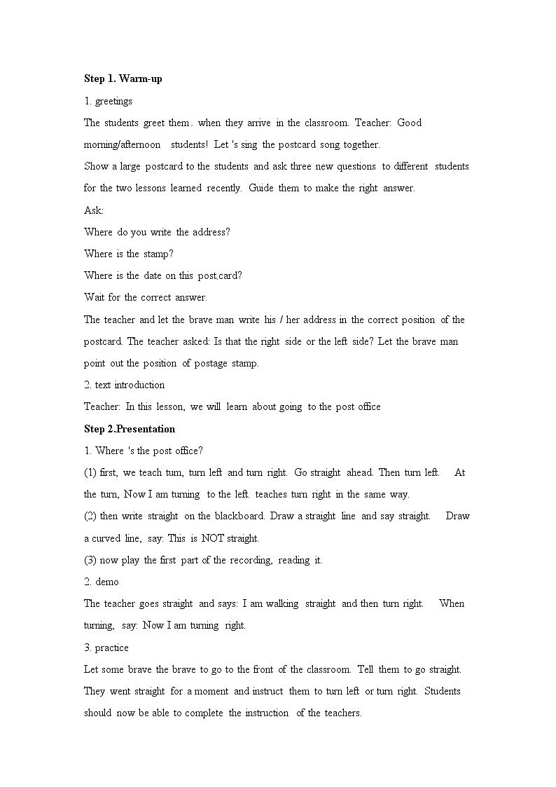 冀教版英语5下 Unit 3 Lesson 15 PPT课件+教案02