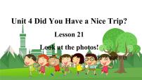 英语五年级下册Lesson21 Look at the Photos!课前预习课件ppt