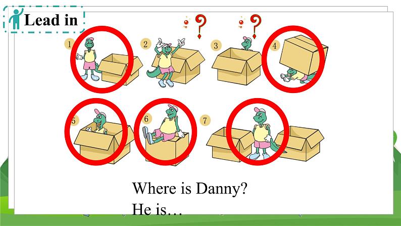 冀教版英语4下 Unit 1 Lesson 5 Where is Danny PPT课件+教案02