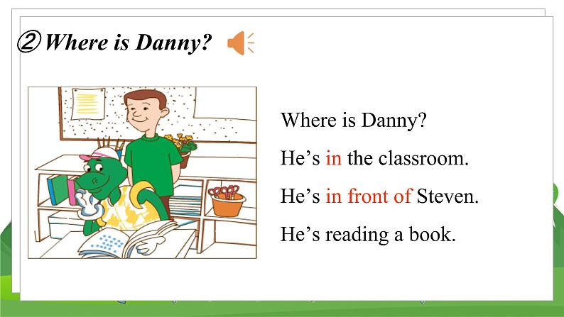 冀教版英语4下 Unit 1 Lesson 5 Where is Danny PPT课件+教案06