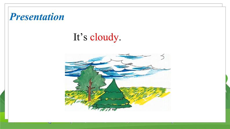 冀教版英语4下 Unit 2 Lesson 11 How's the Weather Toda PPT课件+教案07