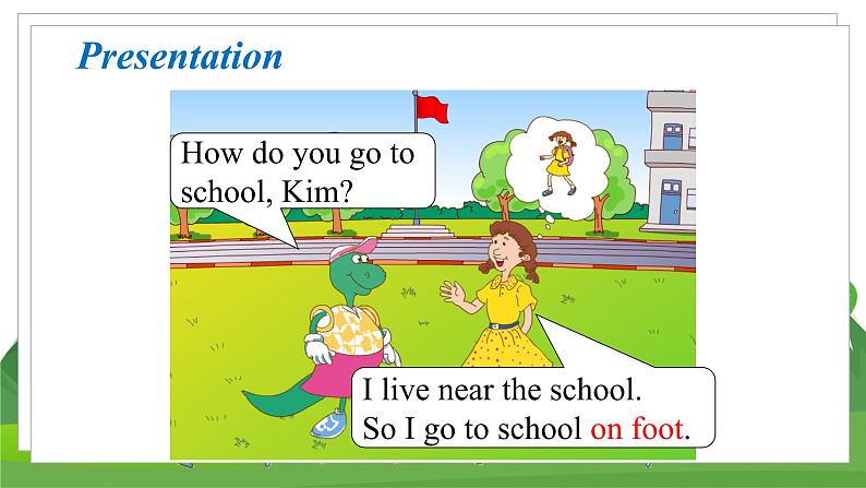冀教版英语4下 Unit 3 Lesson 16 How Do You Go to Schoo PPT课件+教案03