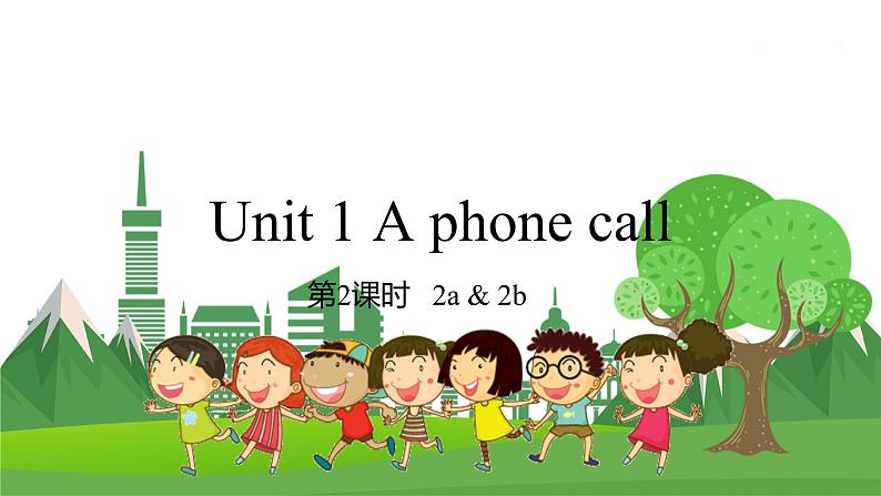 第2课时 A phone call第1页