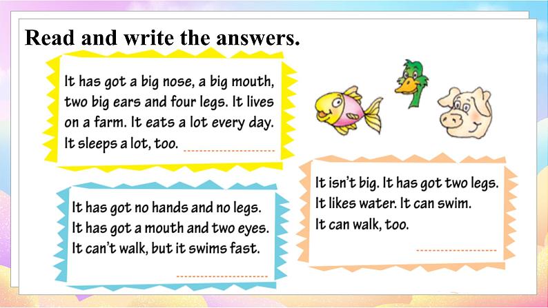 Unit 3 Animals Part 3a-4第8页