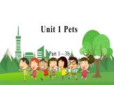 3英下(JQ) -Unit 1 Pets Part 1-3b PPT课件