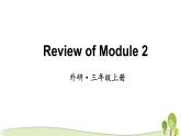 （外研版）三年级英语上ReviewofModule2教学课件