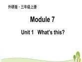 （外研版）三年级英语上Module7Unit1教学课件