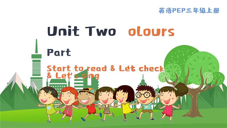 英语PEP版 三年级上册 Unit2 Lesson6 Part B  Start to read & Let 's check & Let 's sing PPT课件第1页