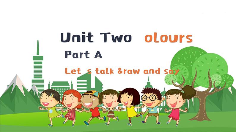 英语PEP版 三年级上册 Unit2 Lesson1 Part A  Let 's talk & Draw and say PPT课件第1页