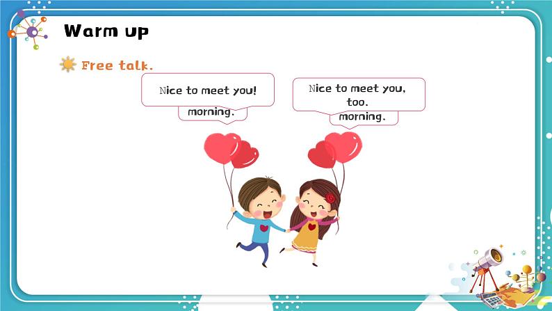 英语PEP版 三年级上册 Unit3 Lesson1 Part A  Let's talk & Let’s play PPT课件04