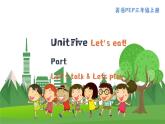 英语PEP版 三年级上册 Unit5 Lesson4 Part B  Let' talk & Let' play PPT课件