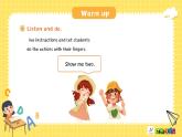 英语PEP版 三年级上册 Unit5 Lesson6 Part B  Start to read & Let's check & Let's sing PPT课件